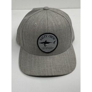 Salty Crew 6 Panel Hat Refuge By The Sea One Size Snapback Fishing Cap Shark Cap